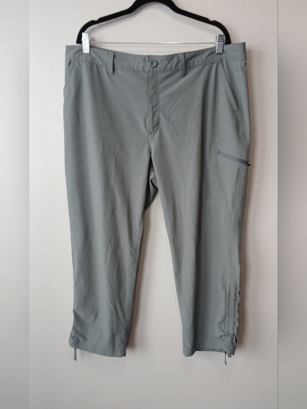 Eddie Bauer Stretch Ripstop Crop Pants Womens 16 Hiking Granola Girl Outdoors
